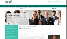
							         Become a Business Education Volunteer | AACSB Member Volunteers								  
							    