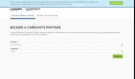 
							         Become a Carbonite Partner - Carbonite Portal								  
							    
