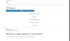 
							         Become a Cigna Broker or Consultant | Cigna								  
							    