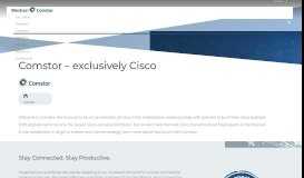 
							         Become a Cisco Registered Partner - Comstor Middle East								  
							    