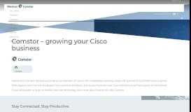 
							         Become a Cisco Registered Partner - Comstor South Africa								  
							    