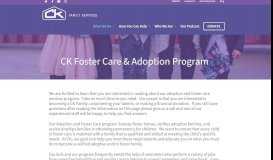 
							         Become a CK Family | CK Family Services | Adoption | Family Care ...								  
							    