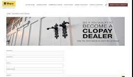 
							         Become A Clopay Garage or Entry Door Dealer - Clopay Door								  
							    