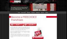 
							         Become a Freechoice Franchisee - FREECHOICE Stores Tobacconists								  
							    