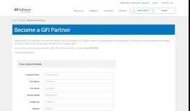 
							         Become a GFI Partner - GFI Software								  
							    