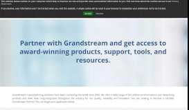 
							         Become a Grandstream Partner- Grandstream Networks								  
							    