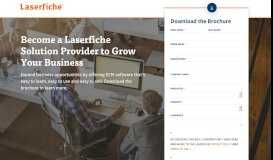 
							         Become a Laserfiche Solution Provider								  
							    