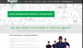 
							         Become a Lifeline Agent - PayGo Distributors								  
							    
