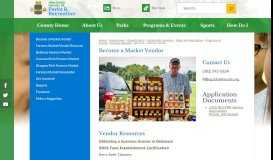 
							         Become a Market Vendor | New Castle County, DE - Official Website								  
							    