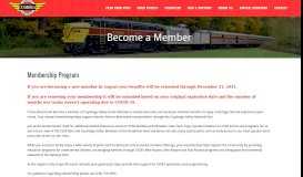 
							         Become a Member - Cuyahoga Valley Scenic Railroad								  
							    