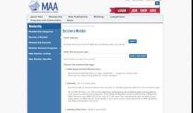 
							         Become a Member | Mathematical Association of America								  
							    