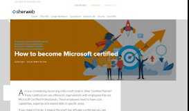 
							         Become a Microsoft Certified Professional: Gold & Silver Competencies								  
							    