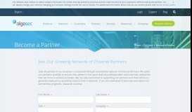 
							         Become a Partner | AlgoSec								  
							    