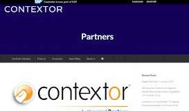 
							         Become a partner and bring the power of Contextor solution to your ...								  
							    