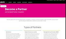
							         Become a Partner | Partners | Splunk								  
							    