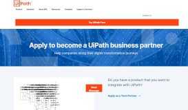 
							         Become a Partner - UiPath								  
							    