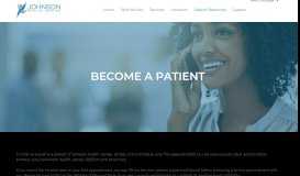 
							         Become a Patient - Johnson Health Center								  
							    