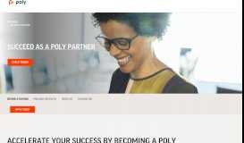 
							         Become a Polycom Partner								  
							    
