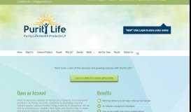 
							         Become a Retailer - Purity Life Health Products LP.								  
							    