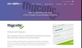 
							         Become a Thycotic Partner - Three Issues. One Vendor.								  
							    