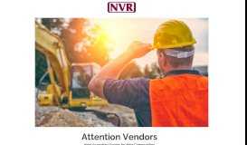 
							         Become a Vendor with NVR								  
							    