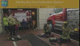 
							         Become a Volunteer Firefighter - Monte Rio Fire Protection District								  
							    