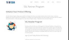 
							         Become an SSL Reseller | Business Partner Opportunity | Secure128								  
							    