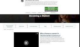 
							         Becoming a student - Chartered Accountants Ireland								  
							    