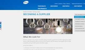 
							         Becoming A Supplier | Pfizer: One of the world's premier ...								  
							    