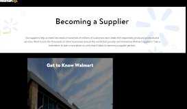 
							         Becoming a Supplier - Walmart Corporate								  
							    