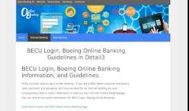 
							         BECU Login | Boeing Online Banking Guidelines in details								  
							    