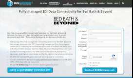 
							         Bed Bath & Beyond Fully-managed EDI | B2BGateway								  
							    