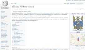 
							         Bedford Modern School - Wikipedia								  
							    