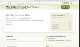 
							         Bedford, TX Dermatologist - Mid-Cities Dermatology Clinic								  
							    