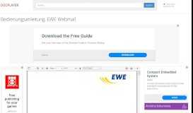 
							         Bedienungsanleitung. EWE Webmail - PDF - Docplayer.org								  
							    