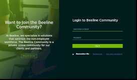 
							         Beeline Community Login Portal								  
							    