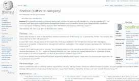 
							         Beeline (software company) - Wikipedia								  
							    