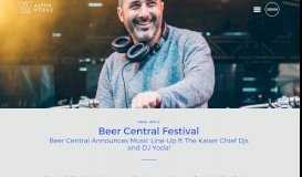 
							         Beer Central Festival - ALPHA WORKS								  
							    