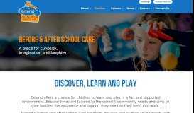 
							         Before & After School Care | Extend								  
							    