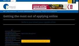 
							         Before you start your application | Getting the most ... - Planning Portal								  
							    