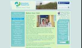 
							         Before Your Visit | Wareham Pediatrics | Serving Massachusetts Cape ...								  
							    