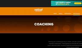 
							         Beginning Coaching General Principles | Netball Australia								  
							    
