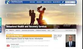 
							         Behavioral Health and Recovery Services - Stanislaus County								  
							    