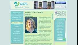 
							         Behavioral Health Staff | Wareham Pediatrics | Serving Massachusetts ...								  
							    