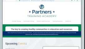 
							         Behavioral Health Training - Partners Training Academy (PTA)								  
							    