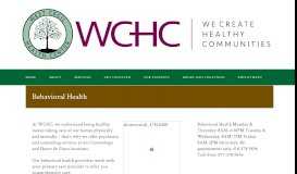 
							         Behavioral Health - West Cecil Health Center								  
							    