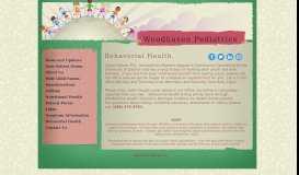 
							         Behavorial Health - Woodhaven Pediatrics								  
							    