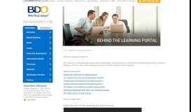 
							         BEHIND THE LEARNING PORTAL | BDO Unibank, Inc.								  
							    