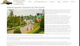 
							         Behold Uganda's Tourism City, Fort Portal - Uganda Safari Chapter								  
							    
