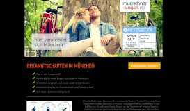 
							         Bekanntschaften in München - Münchner Singles								  
							    